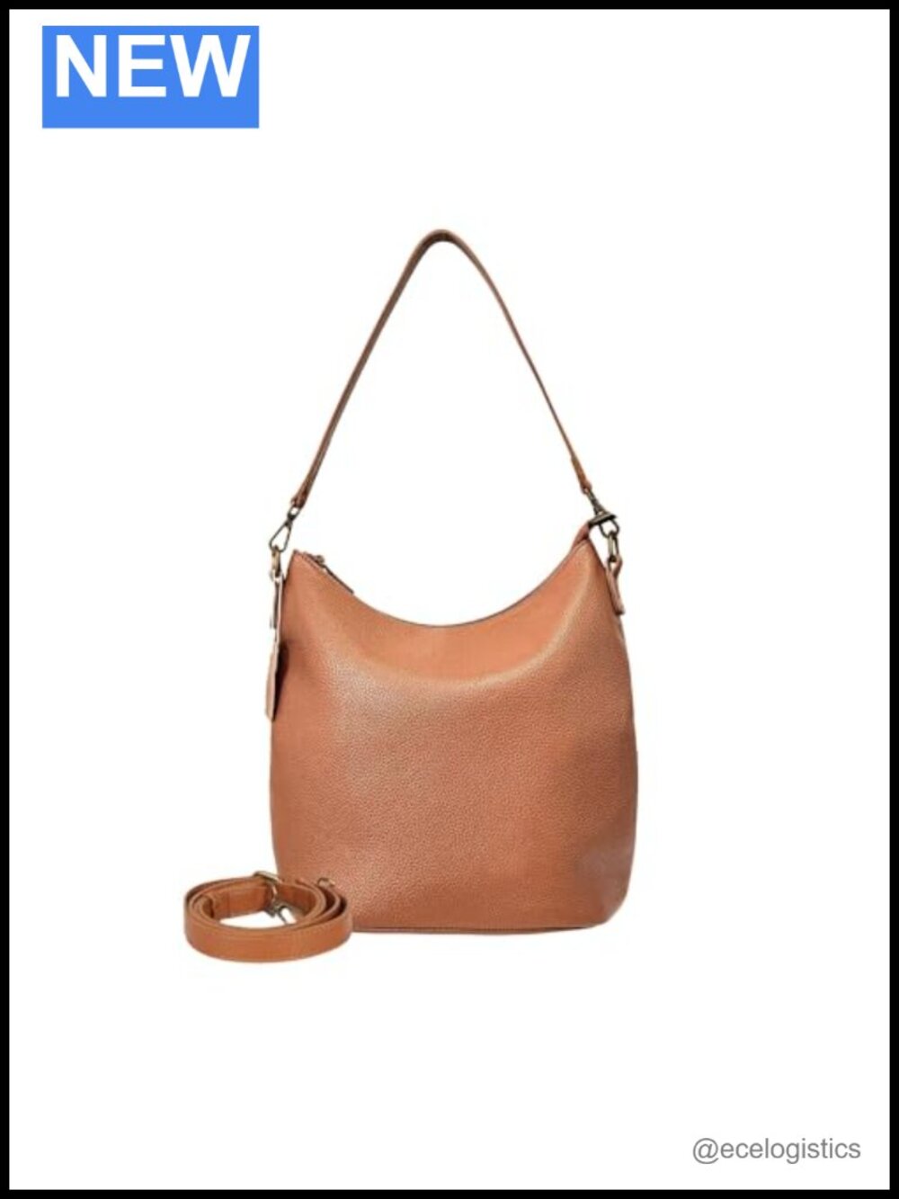 Genuine Leather Hobo Bag Women Crossbody Purse Adjustable Strap Travel Shopping